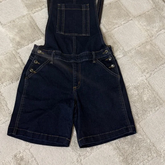 KanCan Navy Blue Denim XS Overalls - Picture 4 of 9